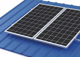 DETAIL DRAWING OF PHOTOVOLTAIC INSTALLATION–COLOR STEELTILEROOF