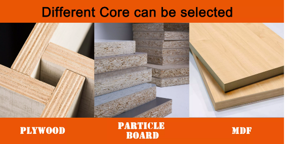 China Cheap Price 18mm White melamine particle board flakeboard, MDF(Medium Density Fiberboard)