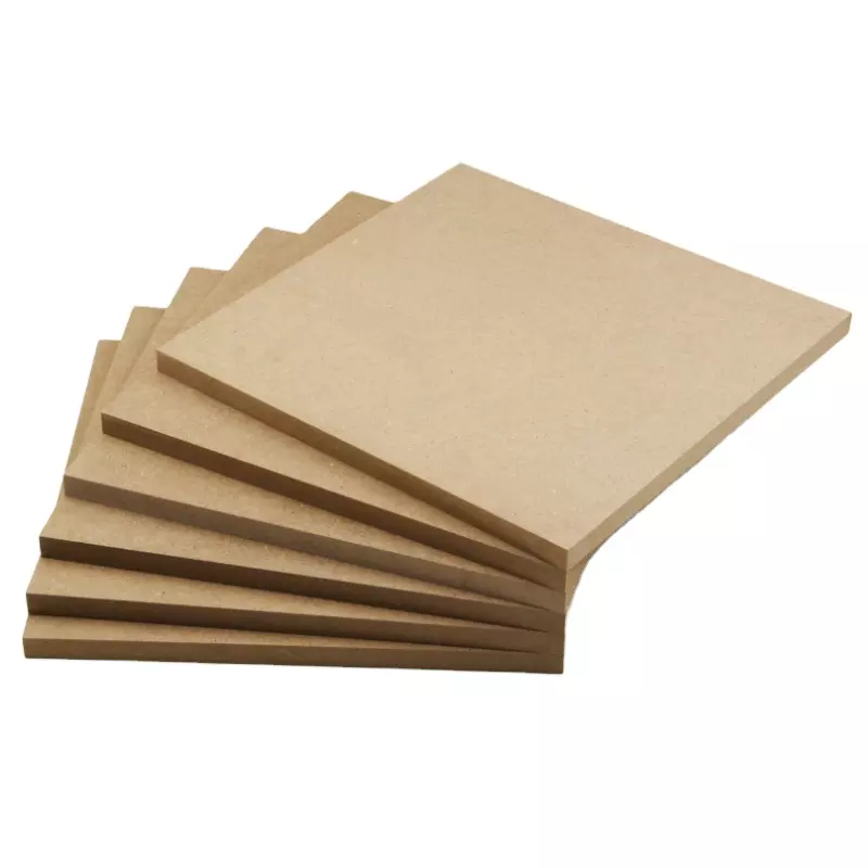 Mdf 3D Board High Quality Texture Clear Cherry Melamine 18mm Mdf Board Custom Raw Plain Medium Density Fiberboard